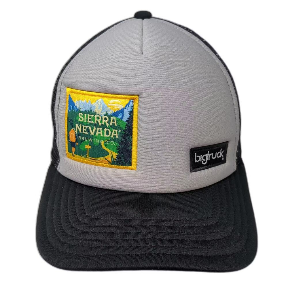 bigtruck Trucker Hat Black OS Sierra Nevada Brewing Co Patch Snapback Logo